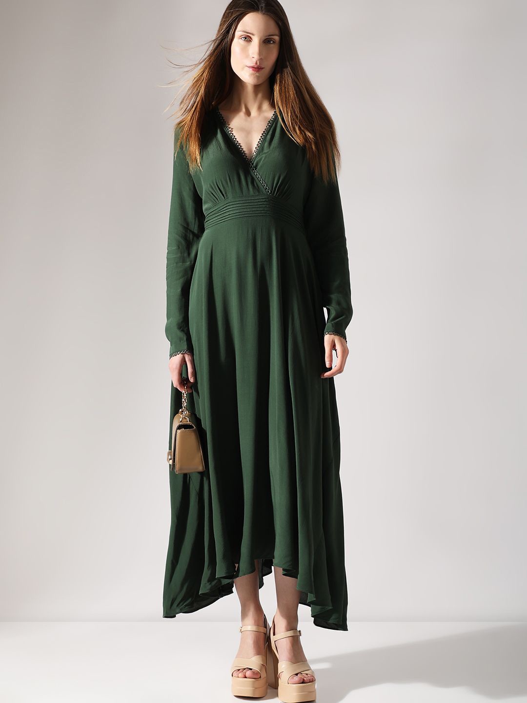 

Vero Moda Fit & Flare Maxi Dress, Green