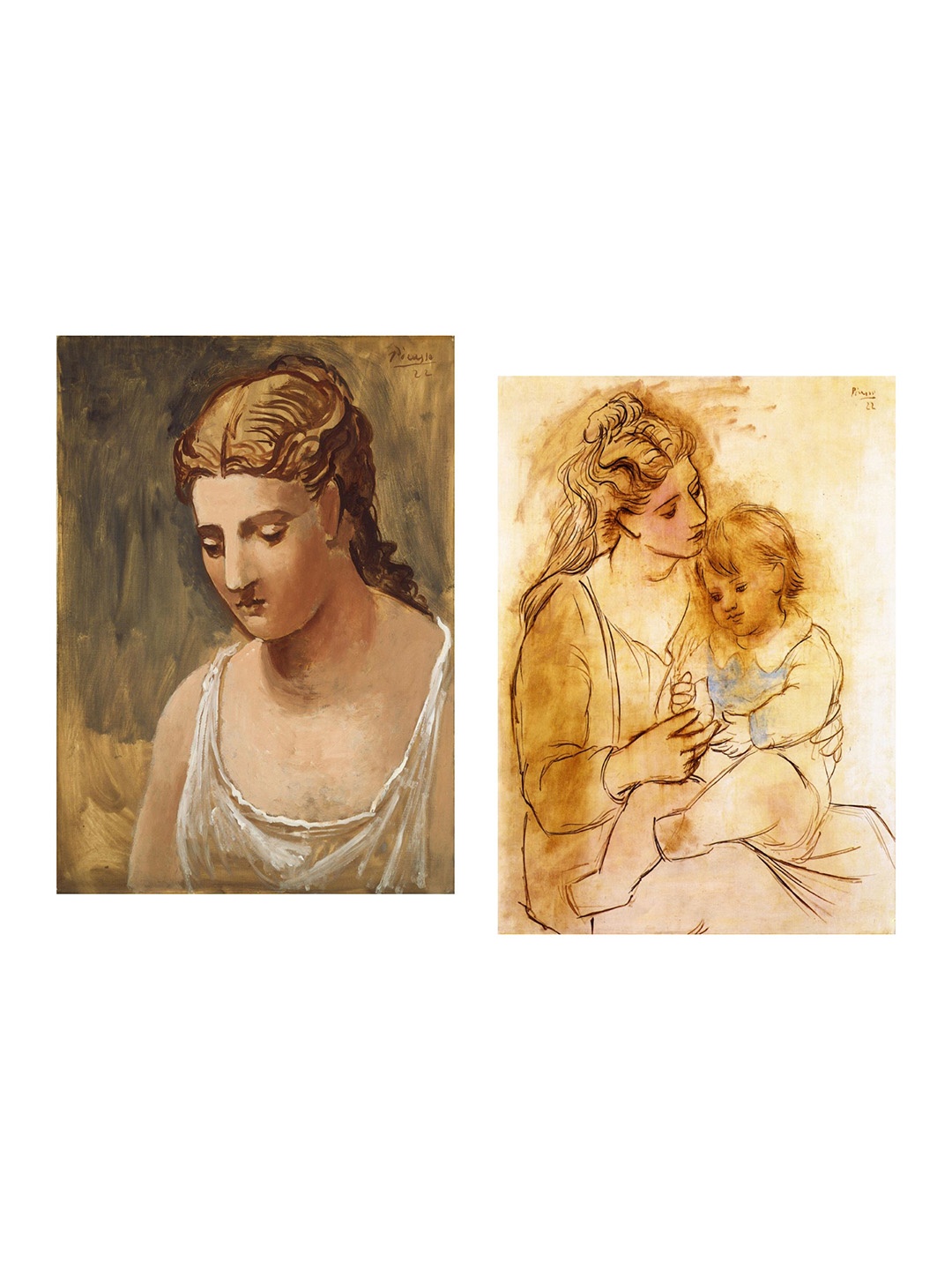 

Adventures India Beige 2 Pieces Wooden Painting Wall Art