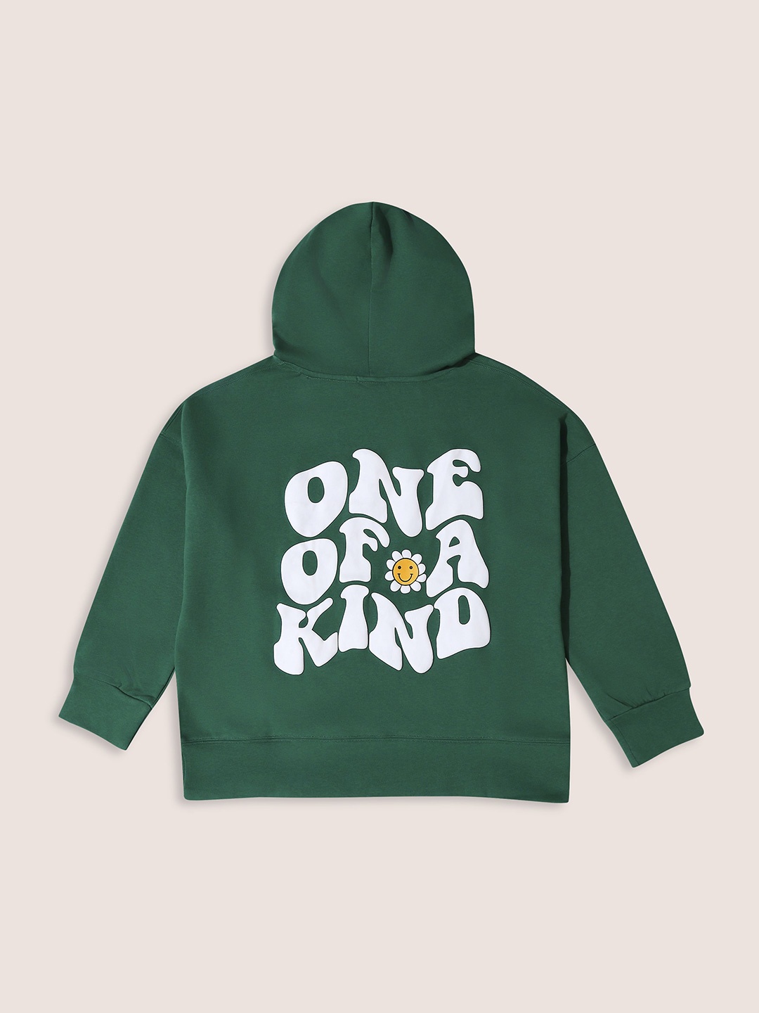 

LOVEGEN Women Typography Printed Cotton Sweatshirt, Green