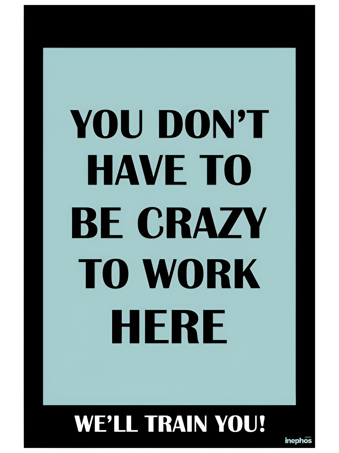 

Inephos Grey & Black Printed Paper Creative Artwork Wall Poster, Green