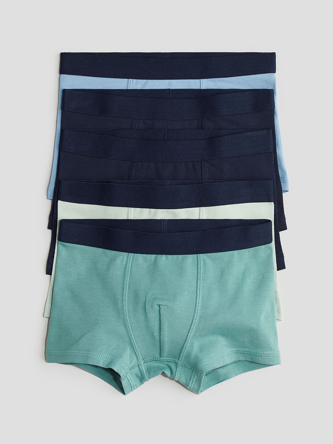 

H&M 5-Pack Trunks, Blue