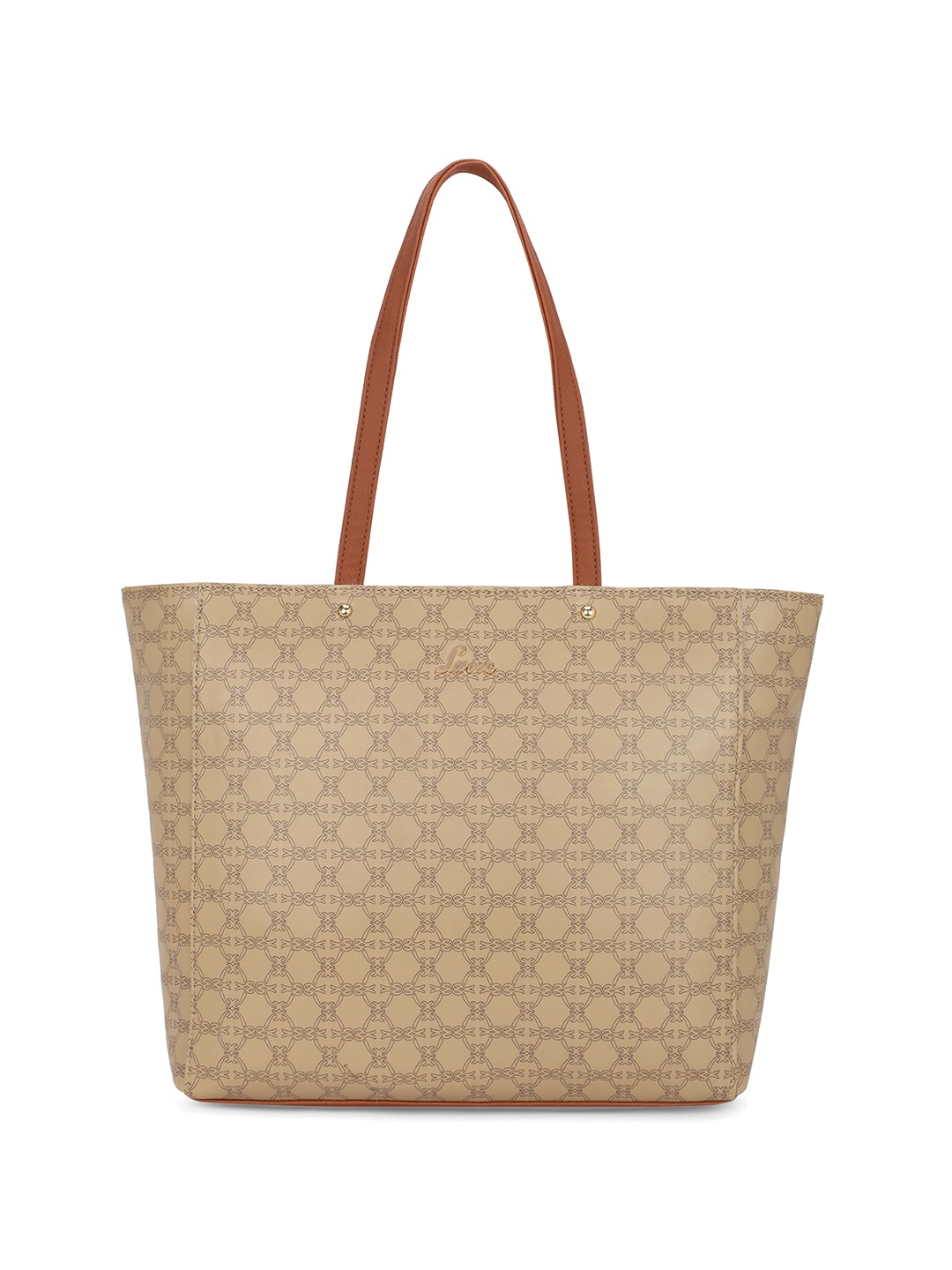 

Lavie Printed Structured Tote Bag, Taupe