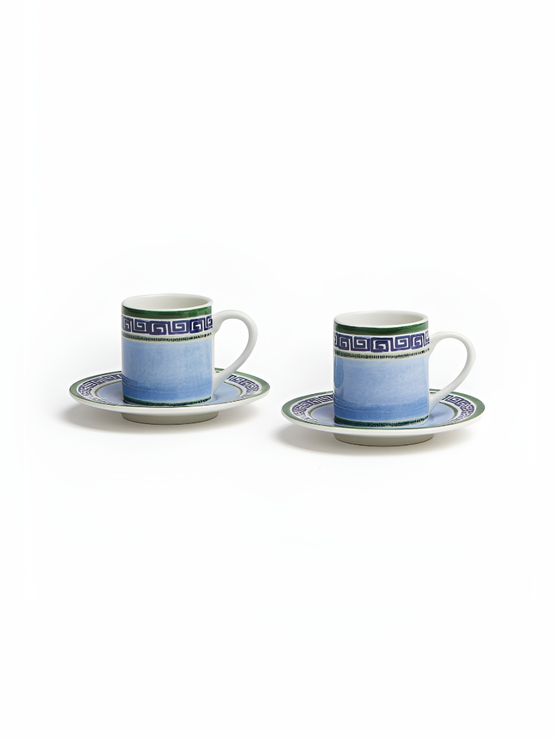 

H&M Blue & White 2-Pack Espresso Cup And Saucer
