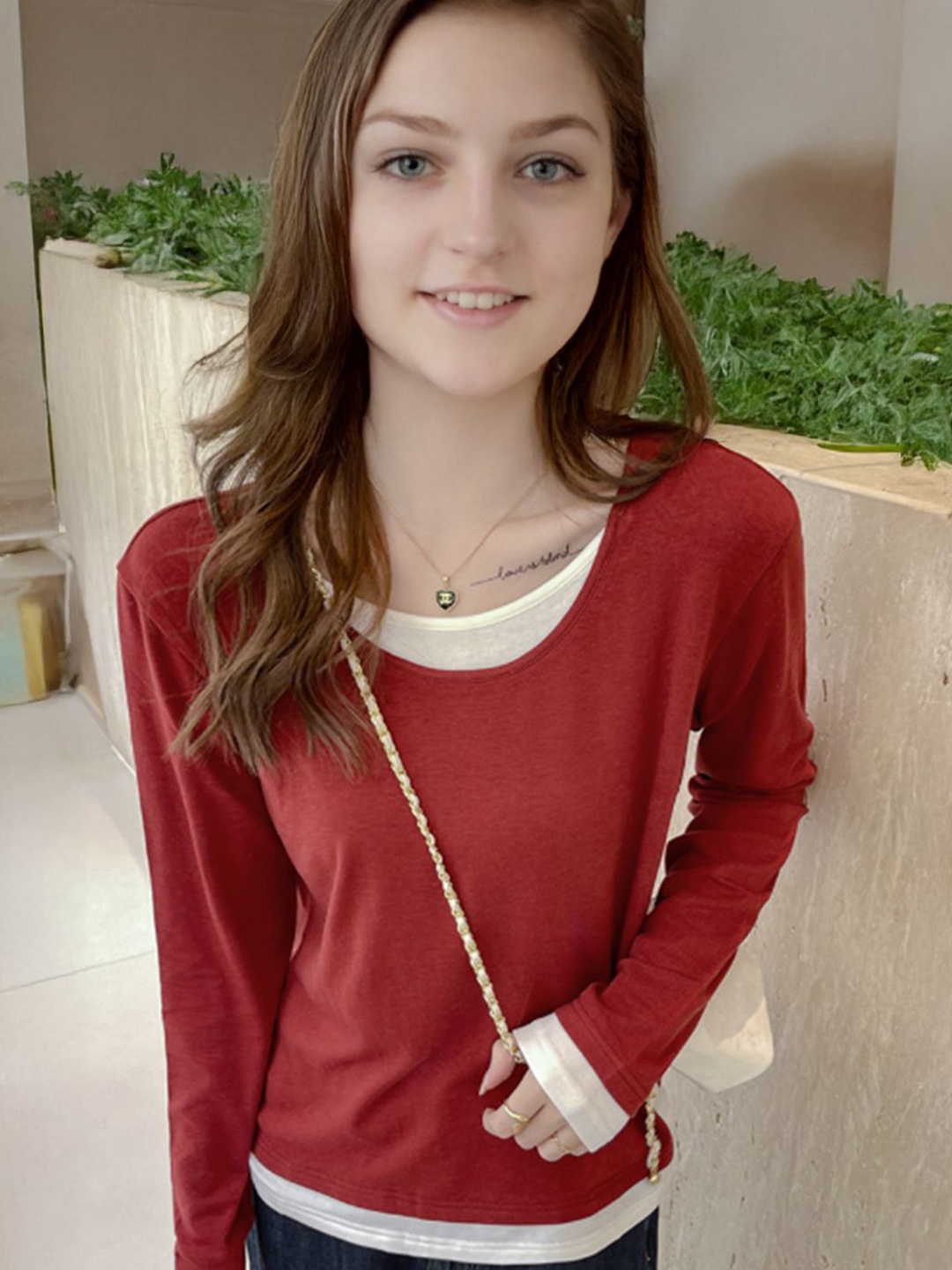 

StyleCast Sweatshirt, Red