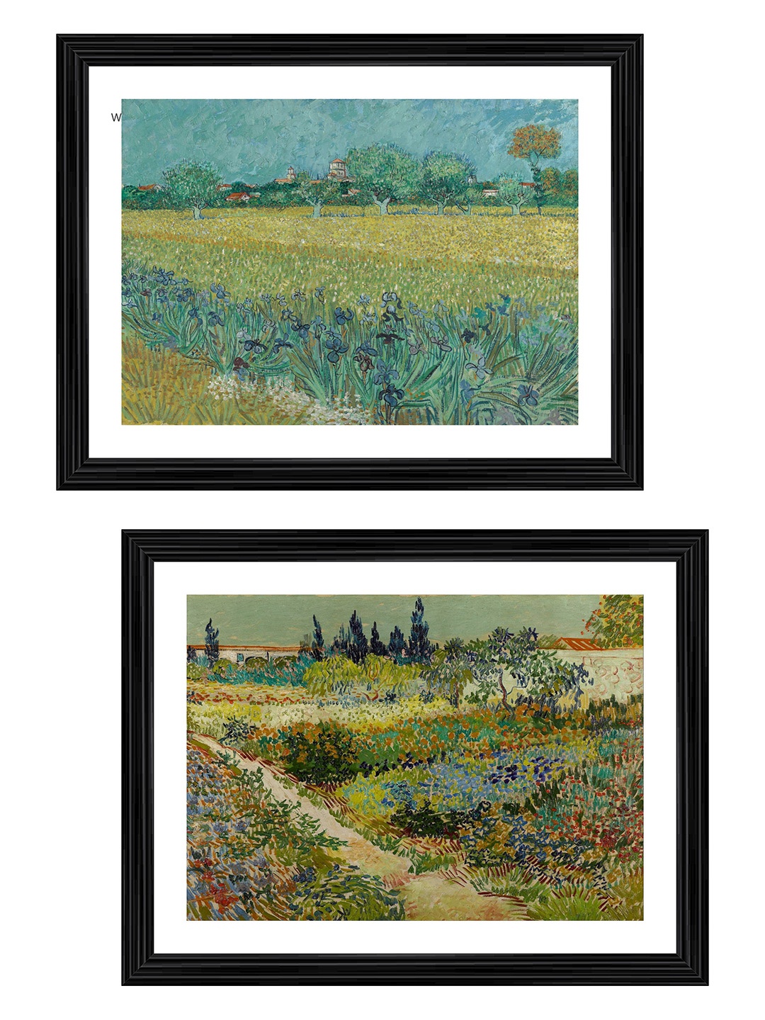 

Adventures India Blue & Green 2 2 Pieces Wooden Paintings Wall Art