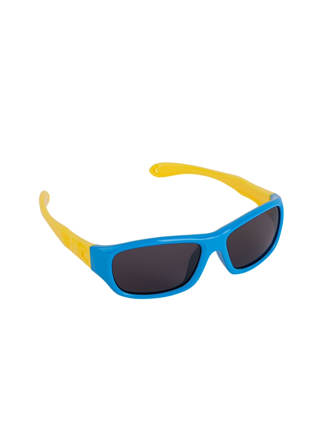 

DukieKooky Unisex Kids Sports Sunglasses with UV Protected Lens, Black