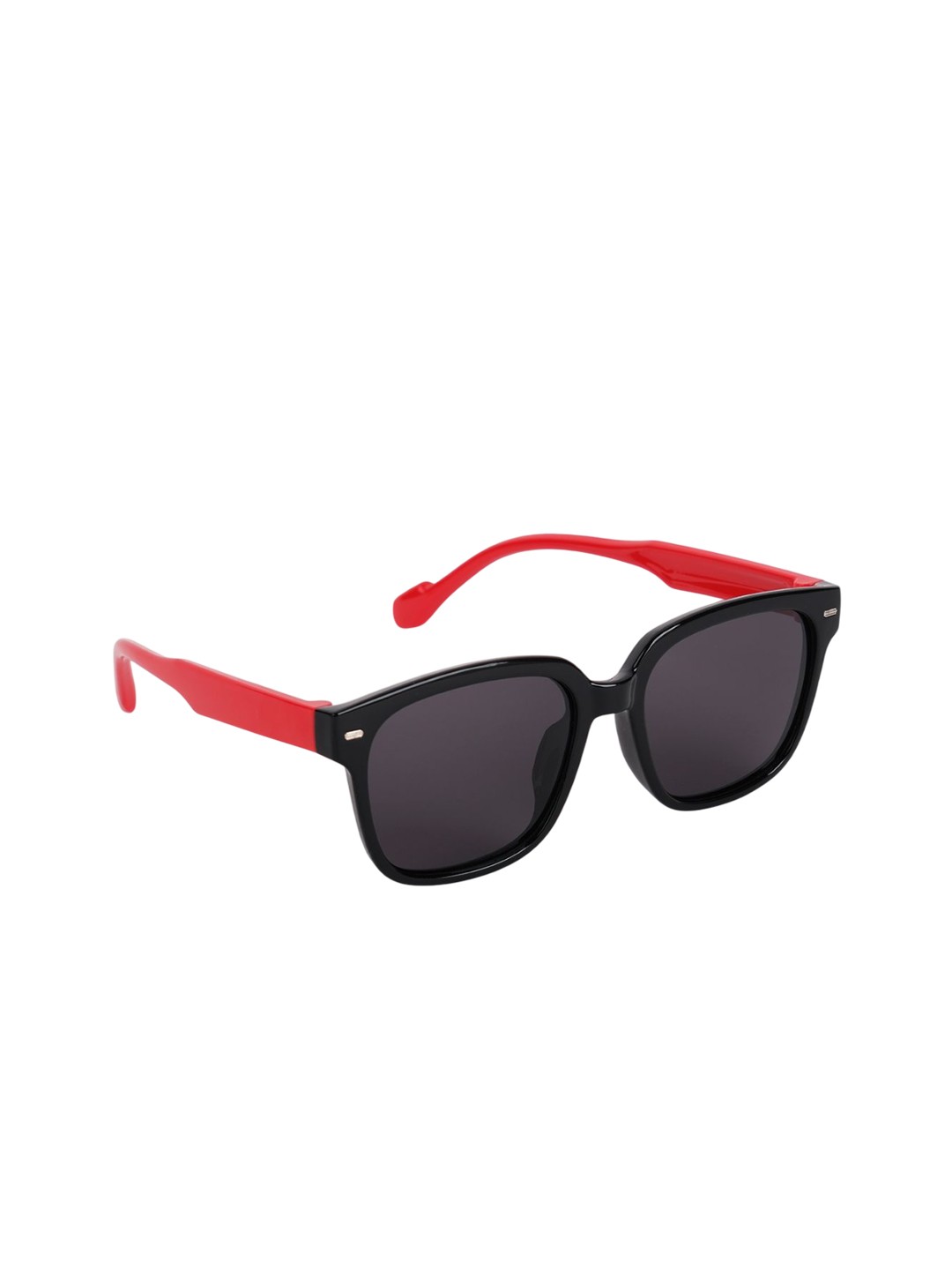 

DukieKooky Unisex Kids Square Sunglasses with UV Protected Lens, Black