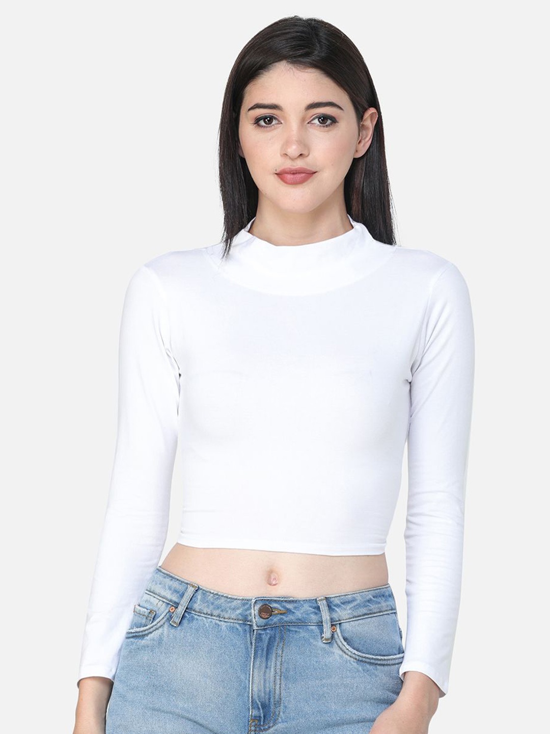 

SCORPIUS Crop Top, White