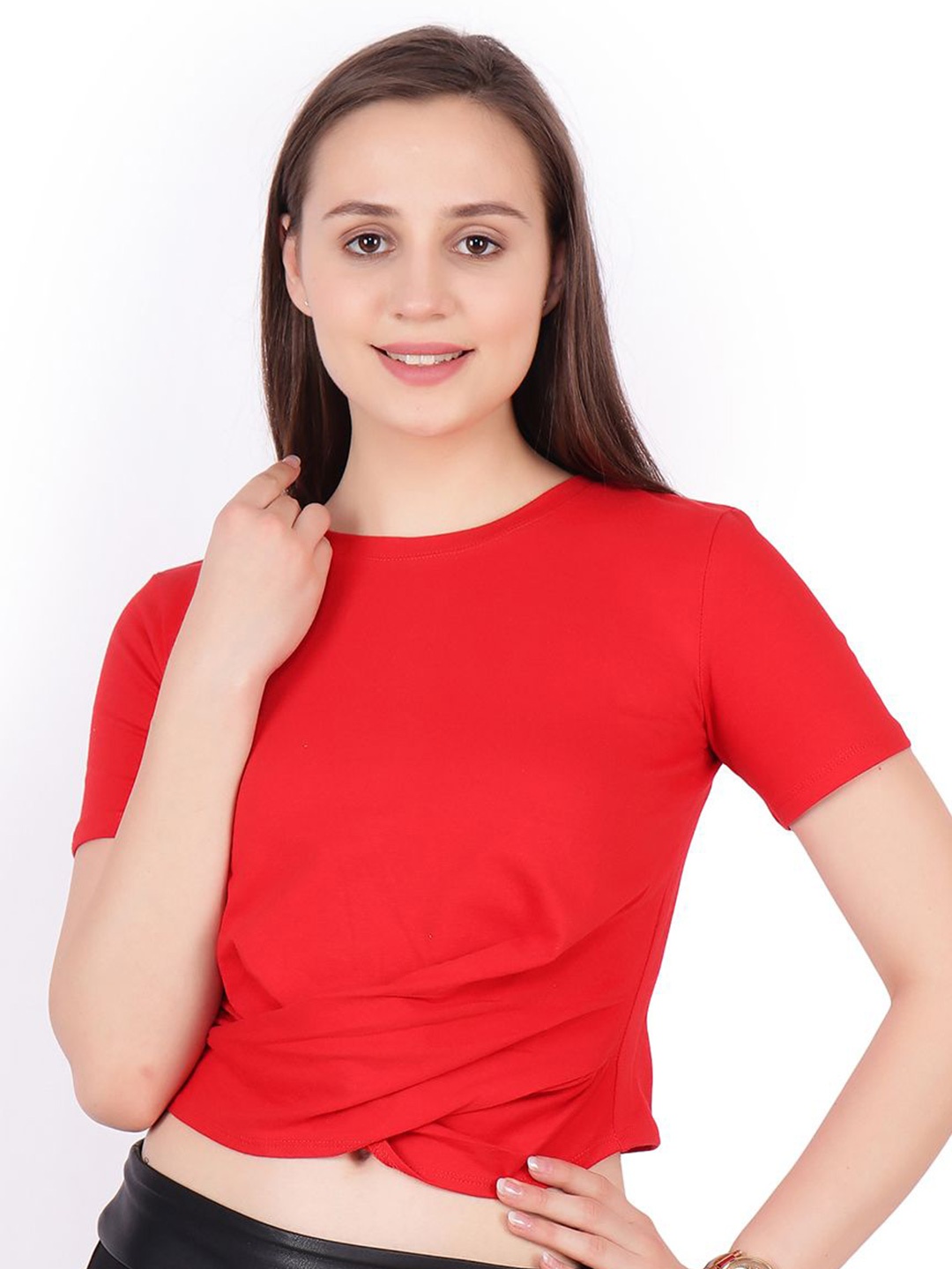 

SCORPIUS Crop Top, Red