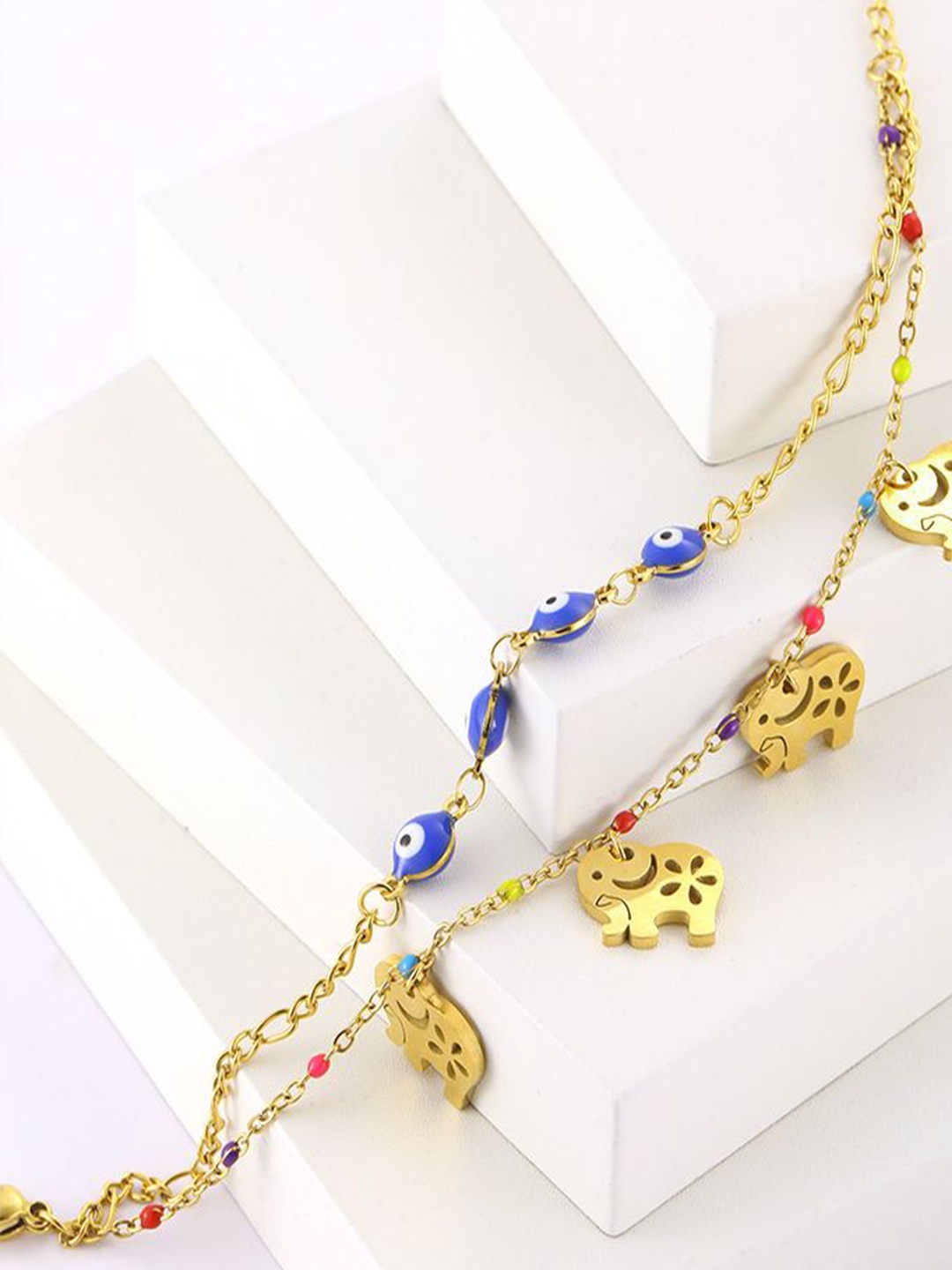 

Just Lil Things Gold-Plated Layered Wraparound Bracelet