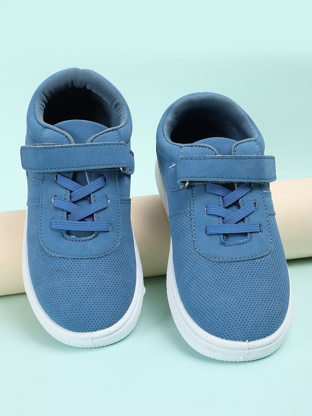 

max Boys PU Sneakers, Blue