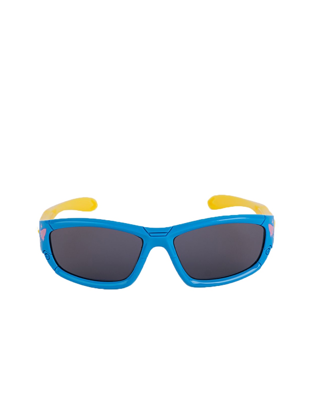 

DukieKooky Unisex Kids Sports Sunglasses with UV Protected Lens, Black