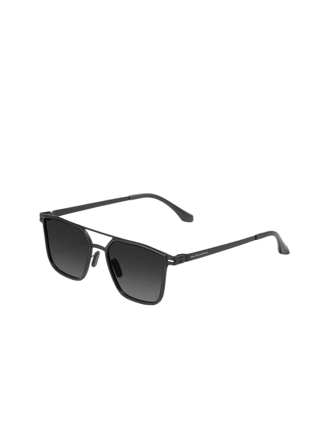 

SAM & MARSHALL Unisex Aviator Sunglasses with Polarised and UV Protected Lens, Black