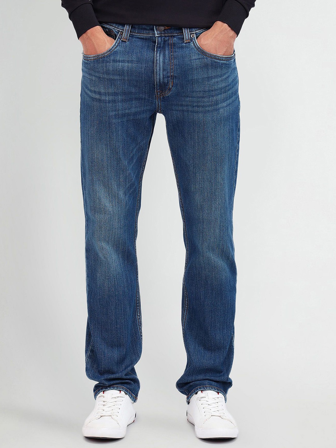 

U.S. Polo Assn. Denim Co. Men Straight Fit Light Fade Jeans, Blue