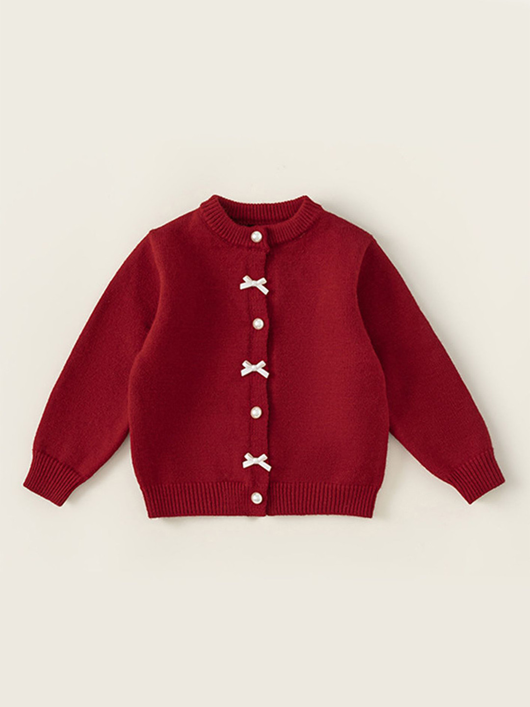 

LULU & SKY Girls Cardigan, Red