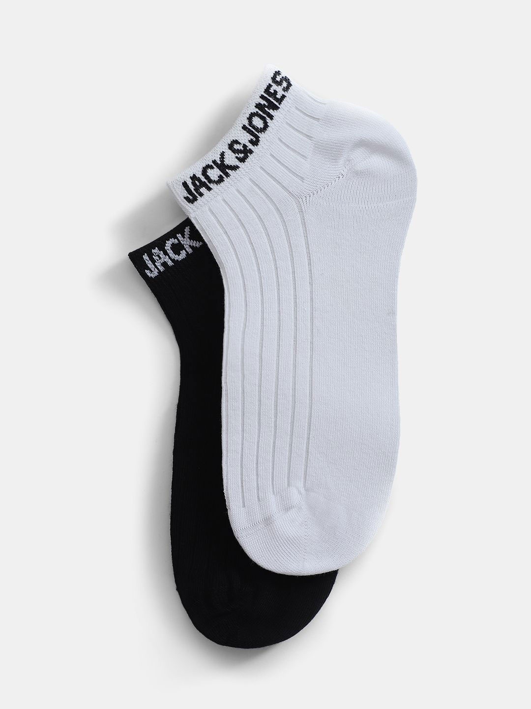 

Jack & Jones Men Pack Of 2 Ankle Length Socks, White