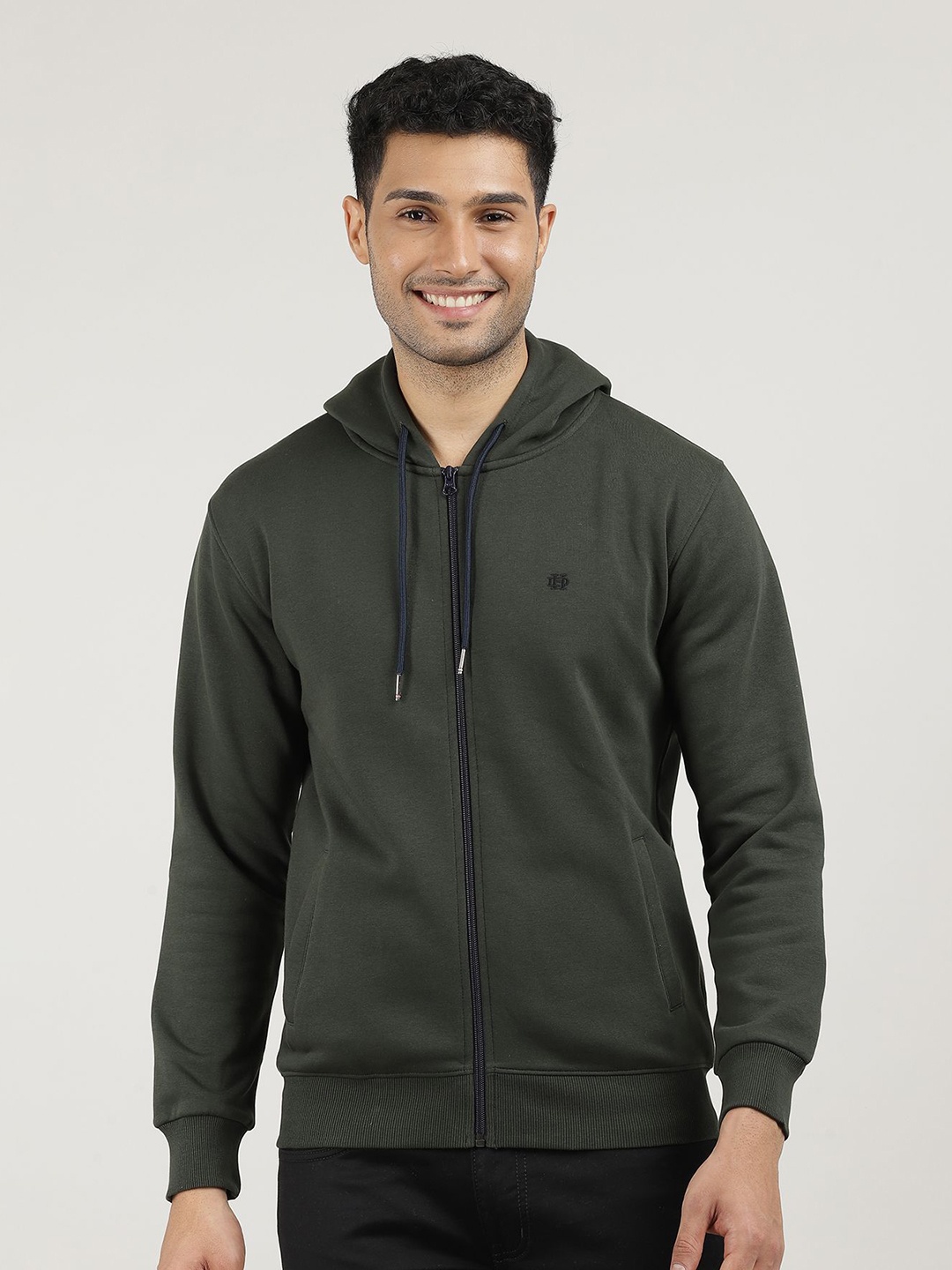 

DRAGON HILL Men Hooded Sweatshirt, Olive