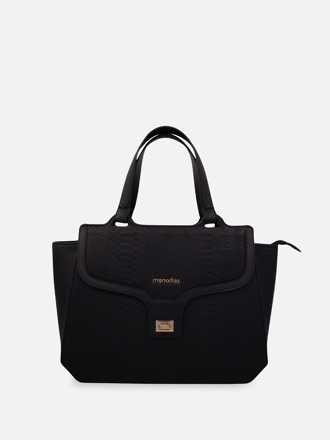 

Monadaa Structured Tote Bag, Black