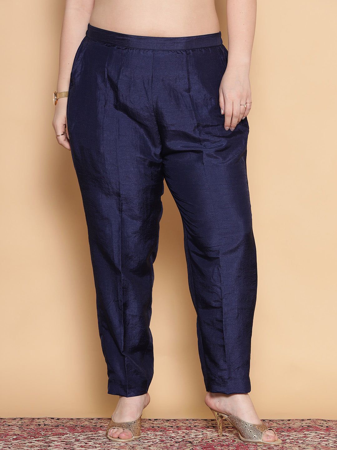 

LetsDressUp Women Comfort Trousers, Navy blue