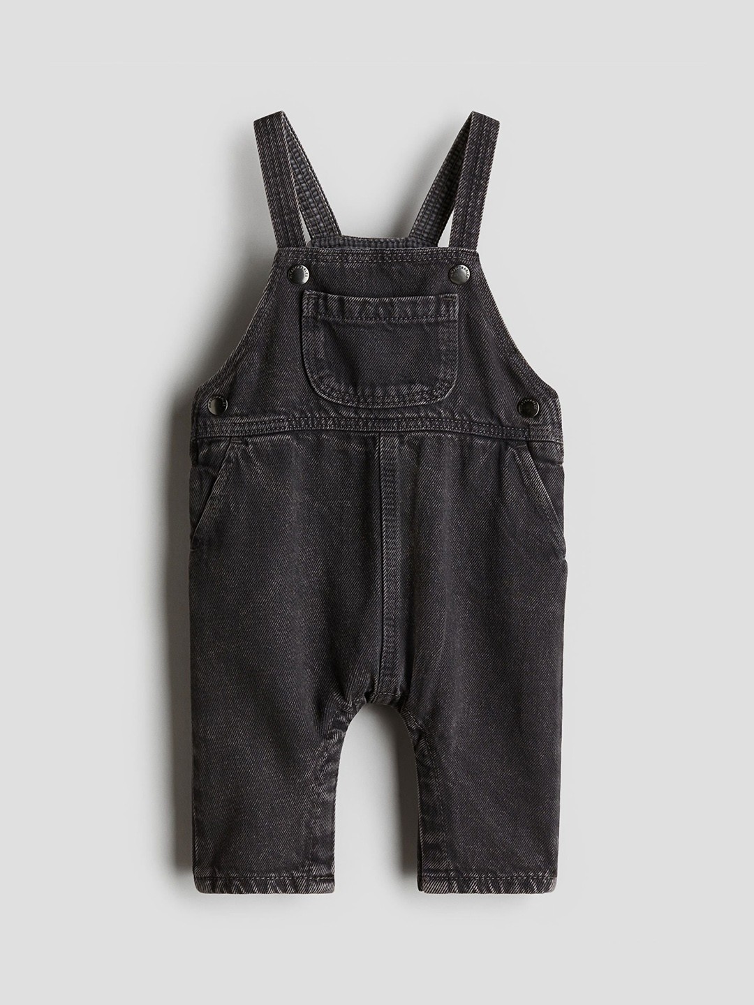 

H&M Boys Denim Dungarees, Grey