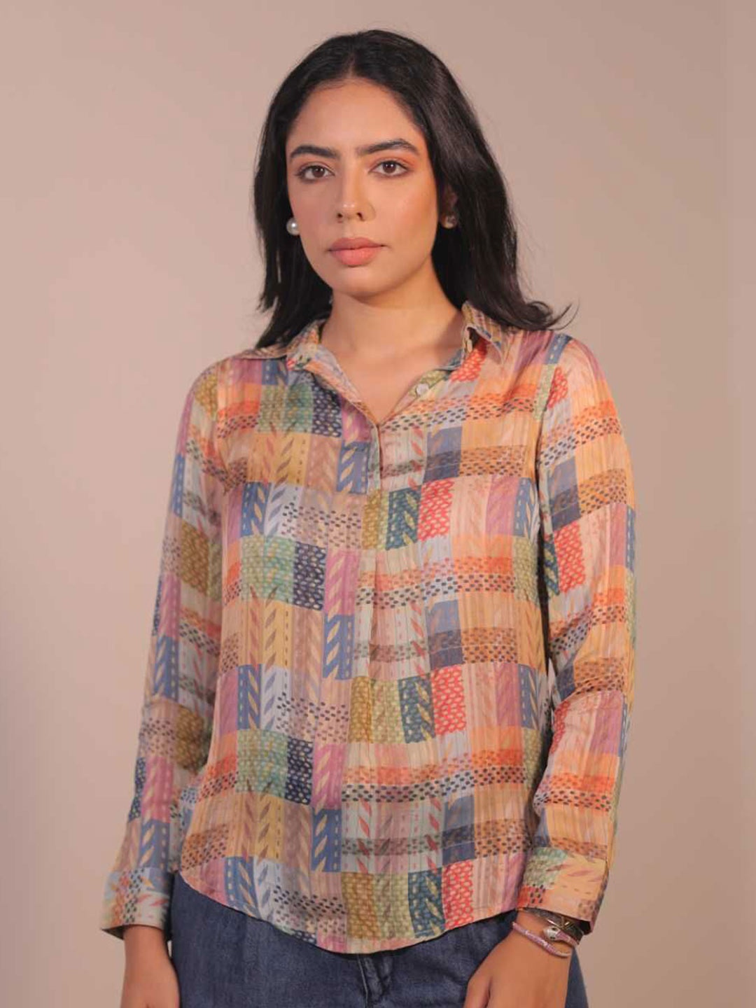 

Komarri U Women Opaque Printed Casual Shirt, Multi