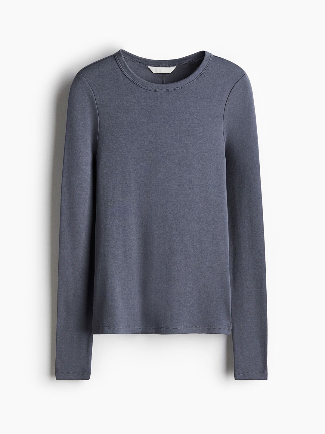 

H&M Long Sleeved Jersey Top, Grey