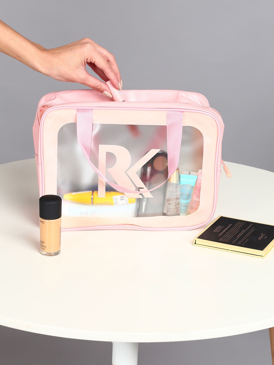 

RRK Waterproof Makeup Pouch, Pink