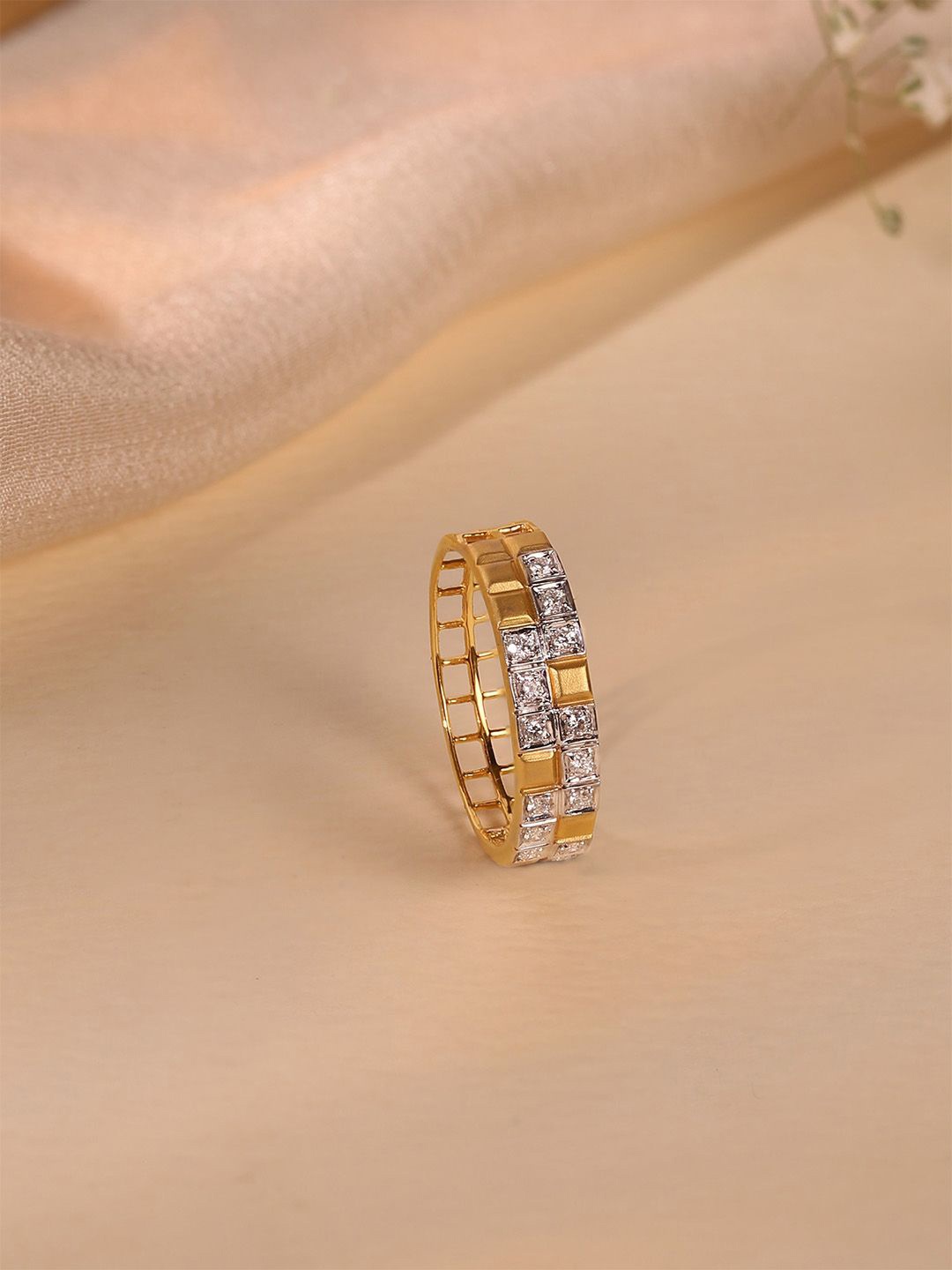 

Mia by Tanishq 14KT Finger Ring Diamond-1.93 gm, Yellow