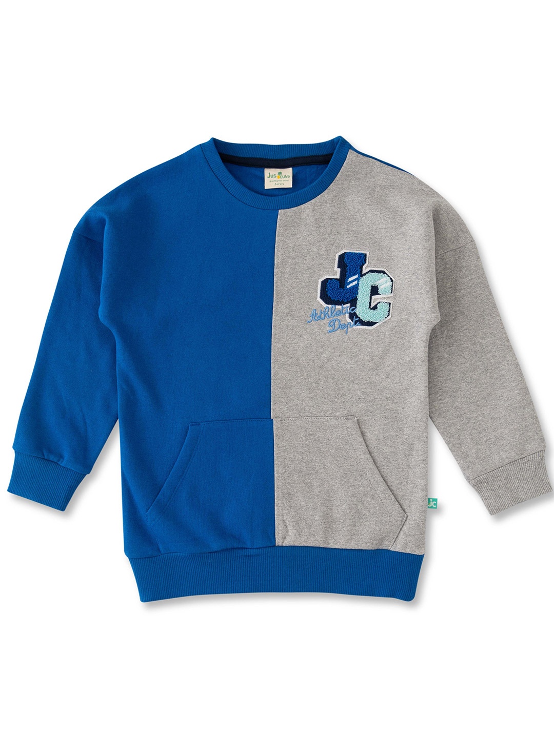 

JusCubs Boys Colourblocked Sweatshirt, Blue