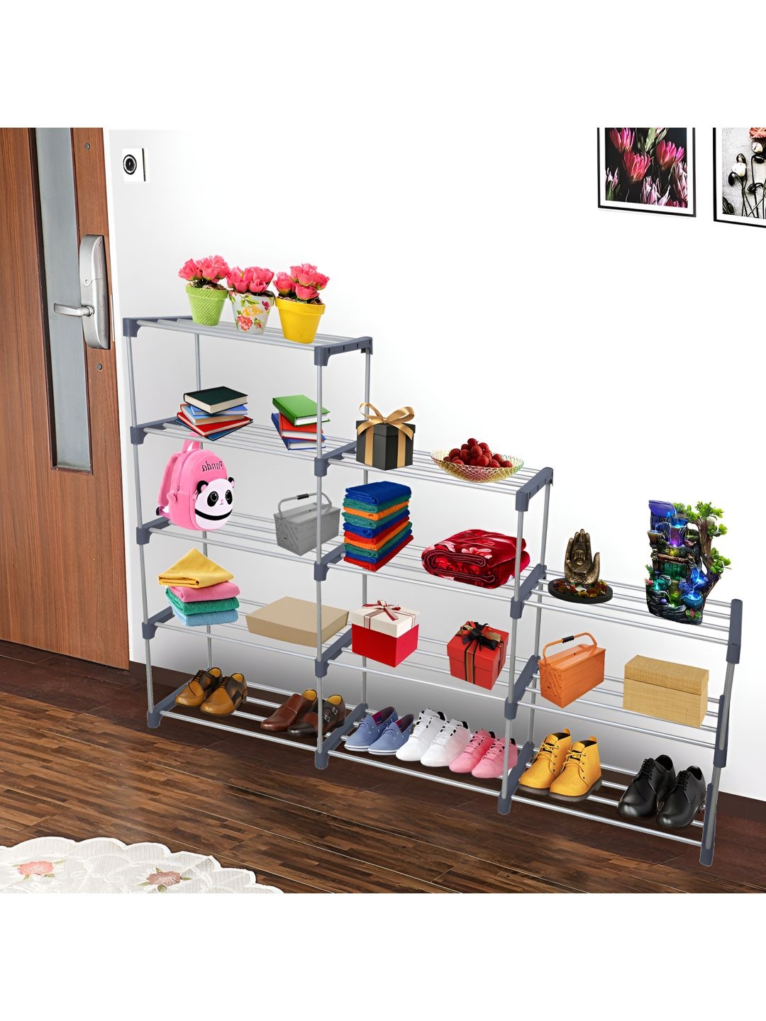 

Decent Hut Navy Blue 9 Shelves Multipurpose Organiser