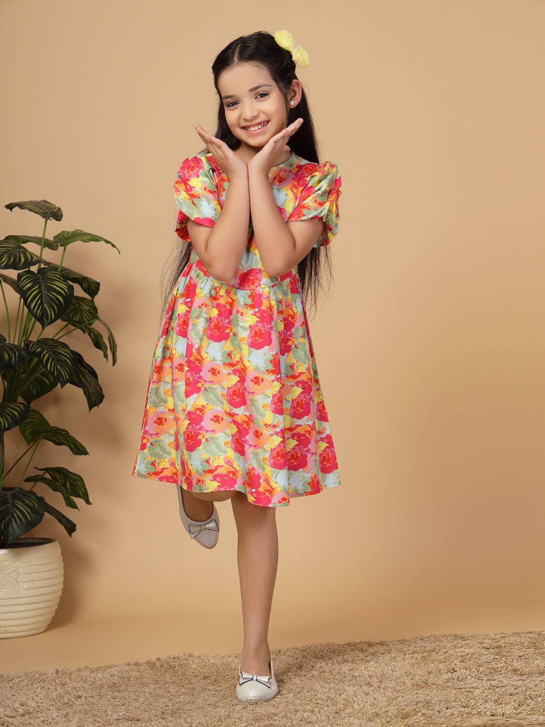 

Rue Collection Floral Print Fit & Flare Dress, Multi