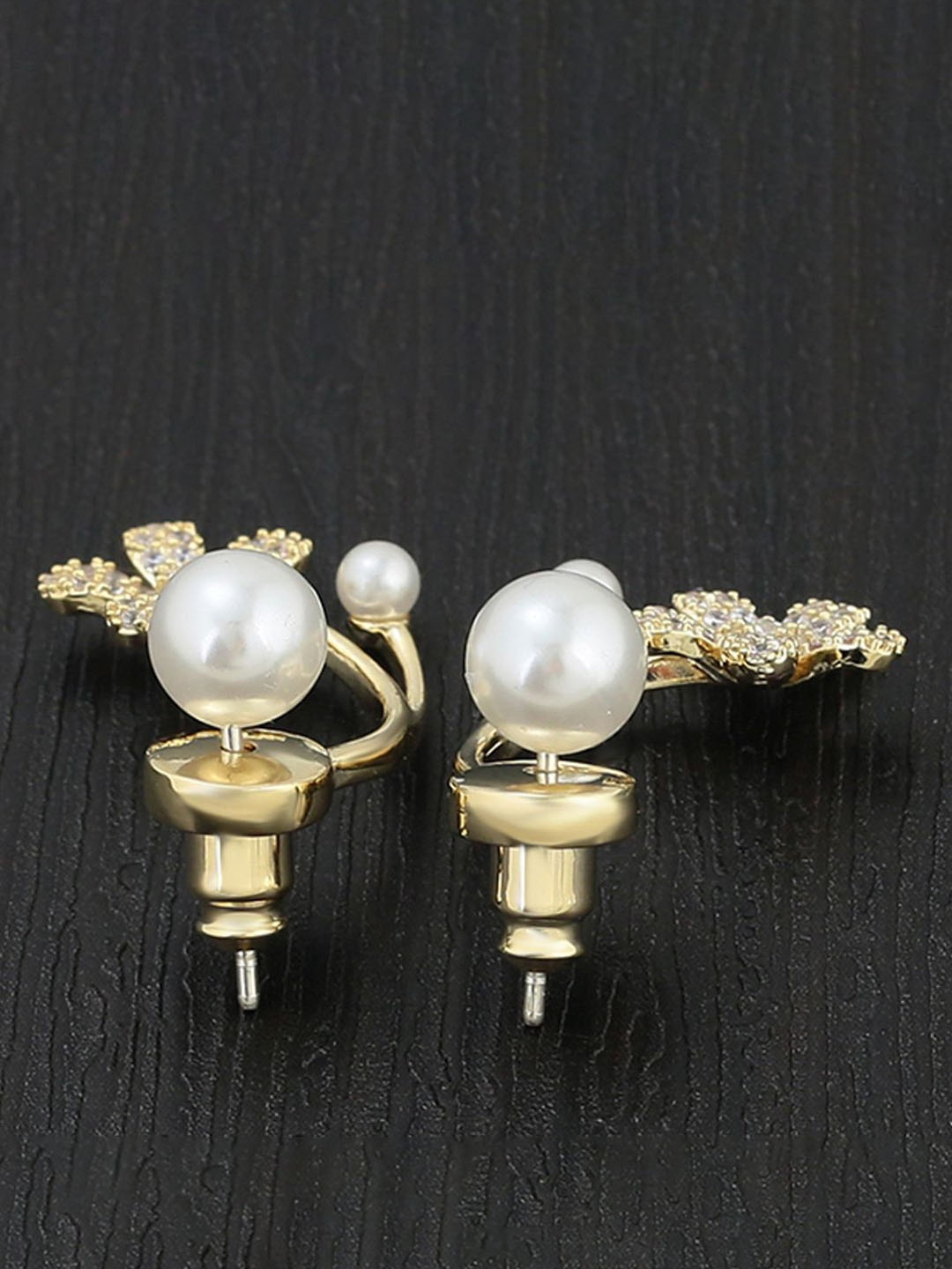 

PolluxCraft Geometric Studs Earrings, White