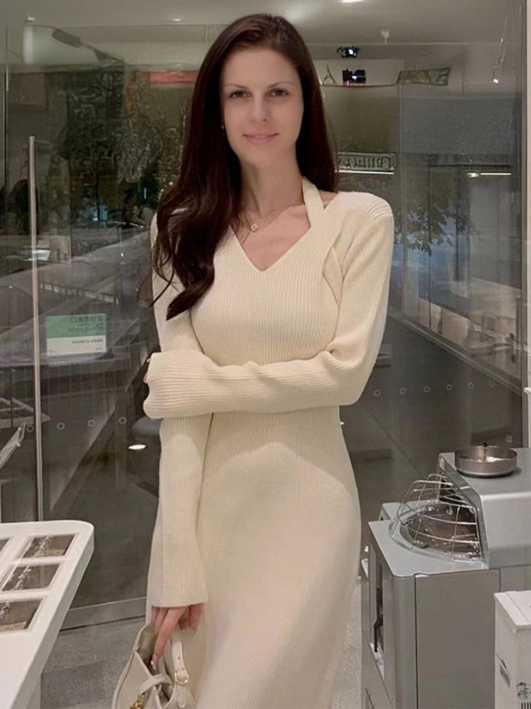 

StyleCast Bodycon Dress, Off white