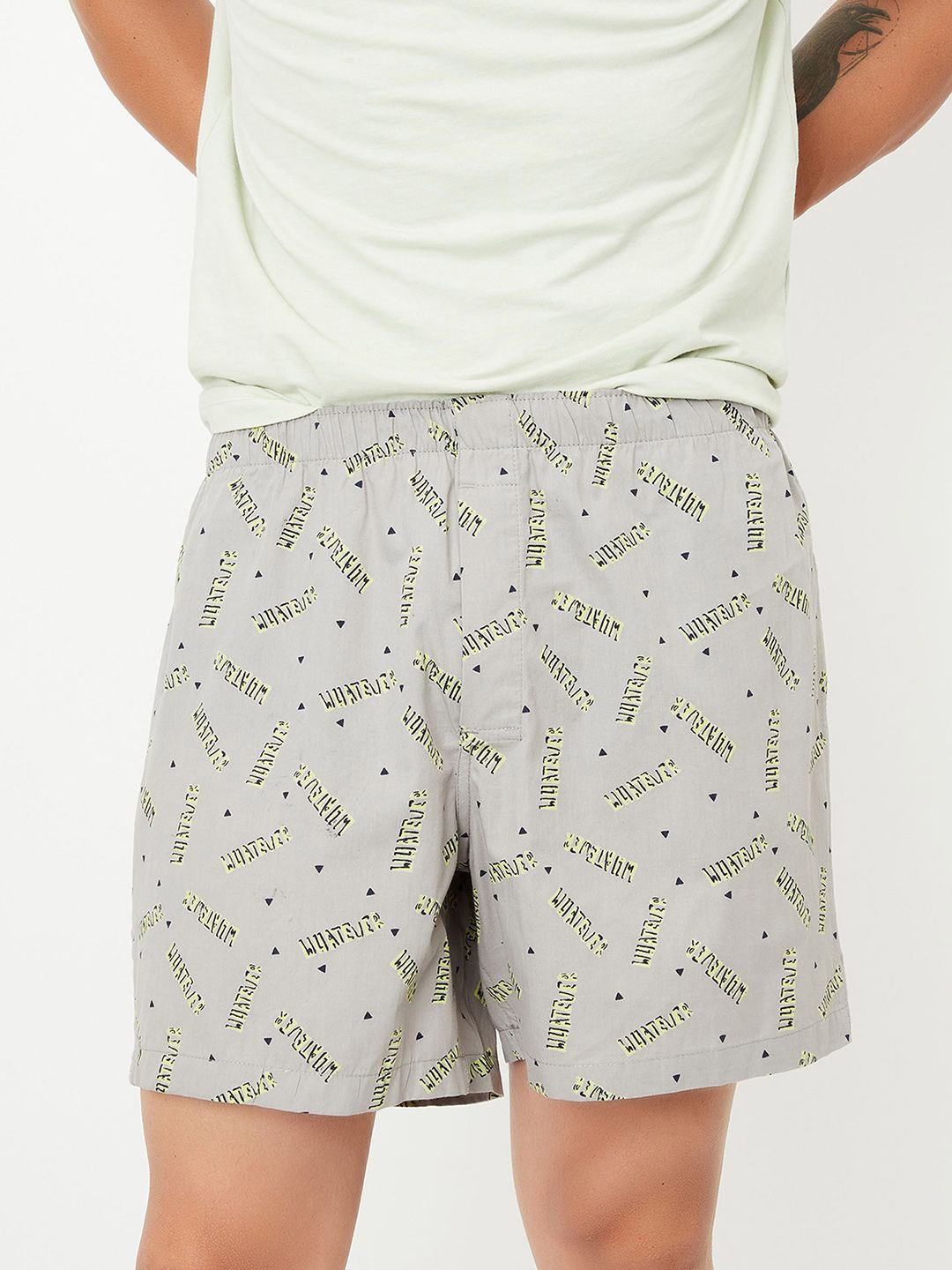 

max Printed Boxers 1000014427512, Grey