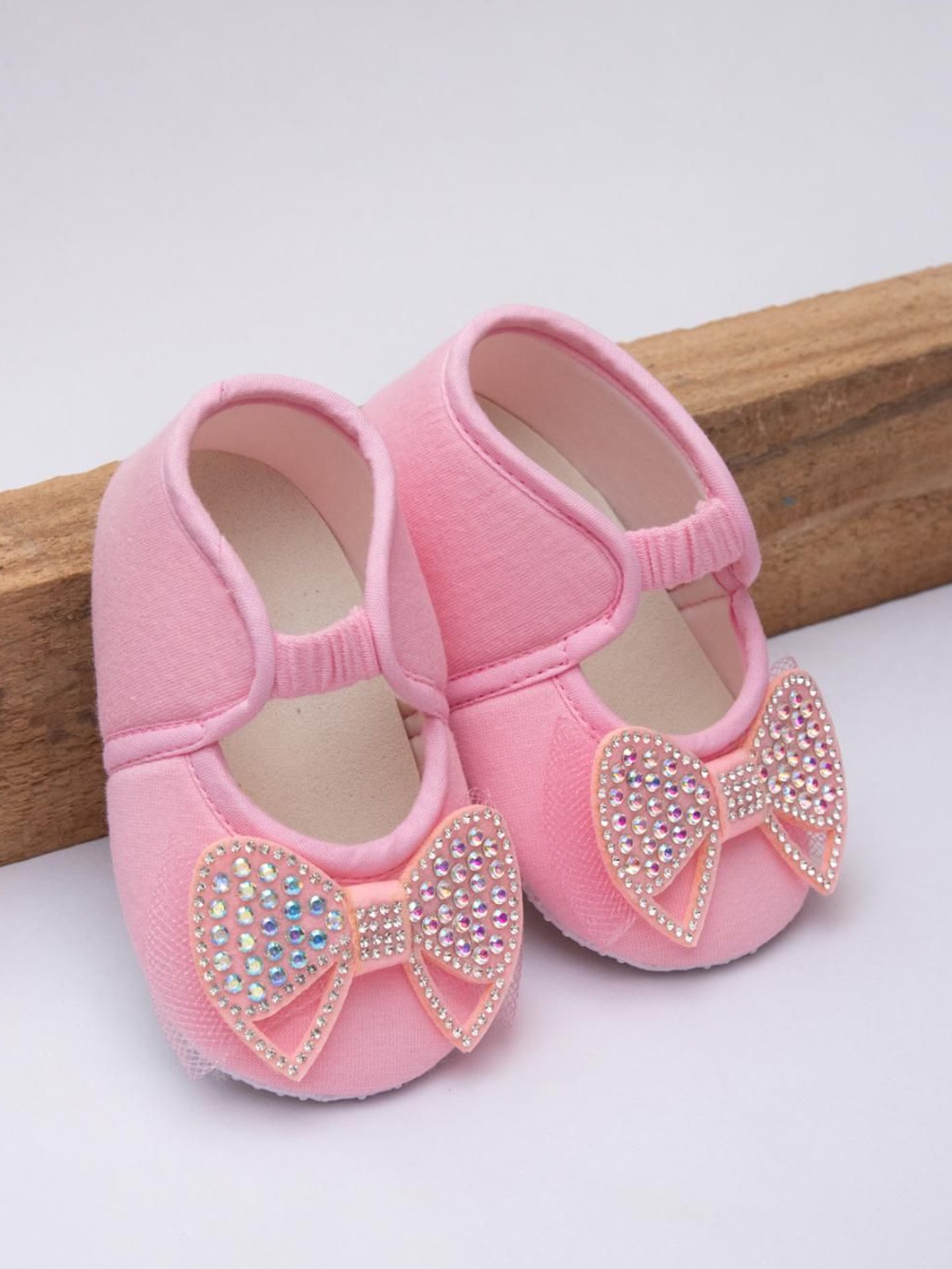 

Daizy Girls Booties with Bow Detail, Pink