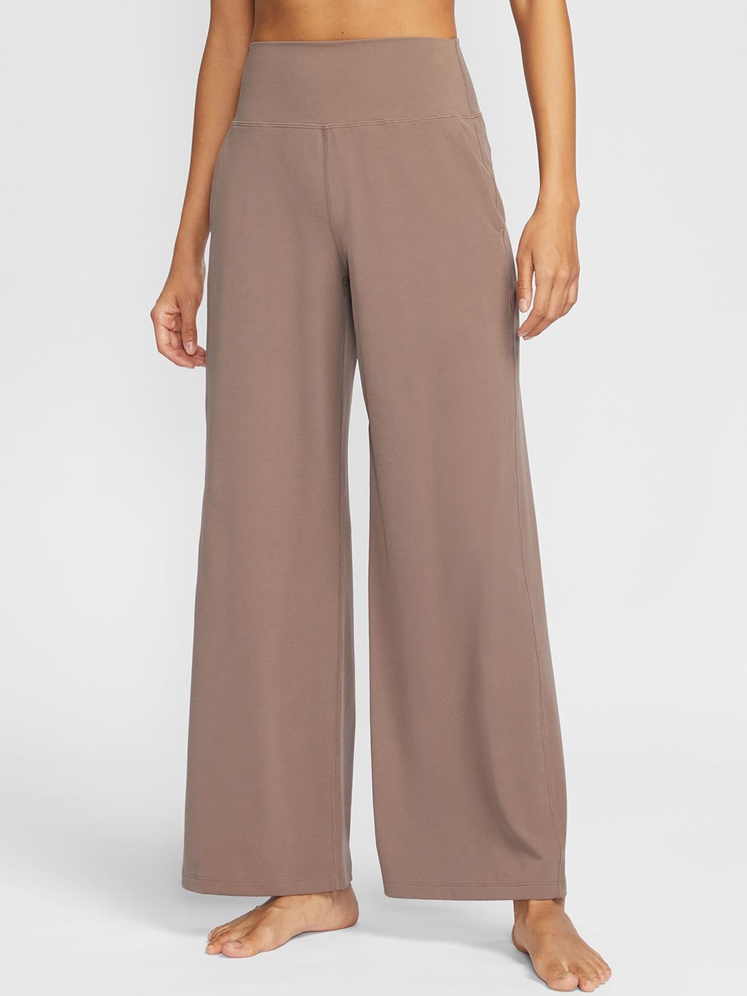 

Nike Zenvy Women's High-Waisted Wide-Leg Pants, Brown