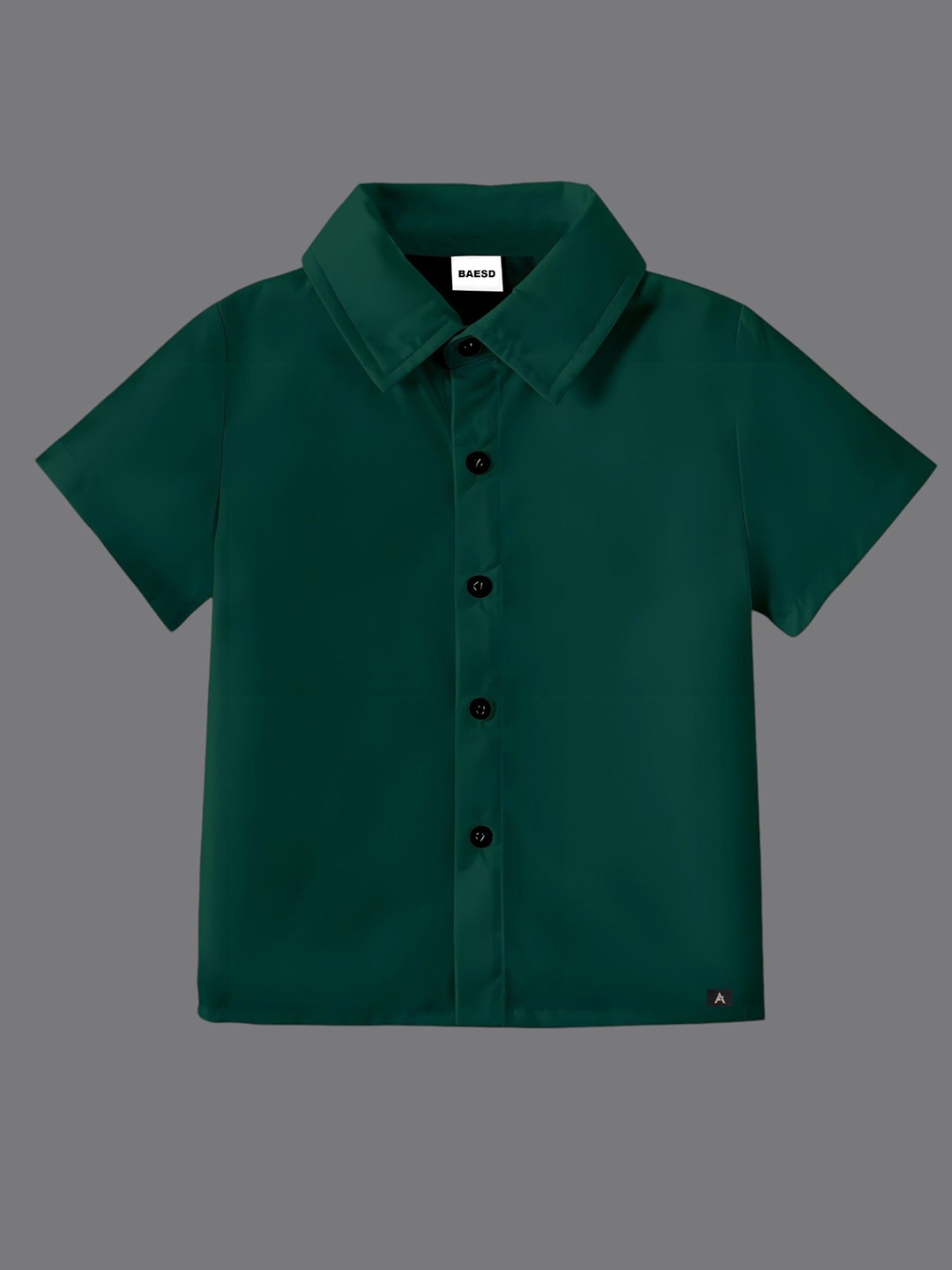 

BAESD Boys Classic Opaque Formal Shirt, Green