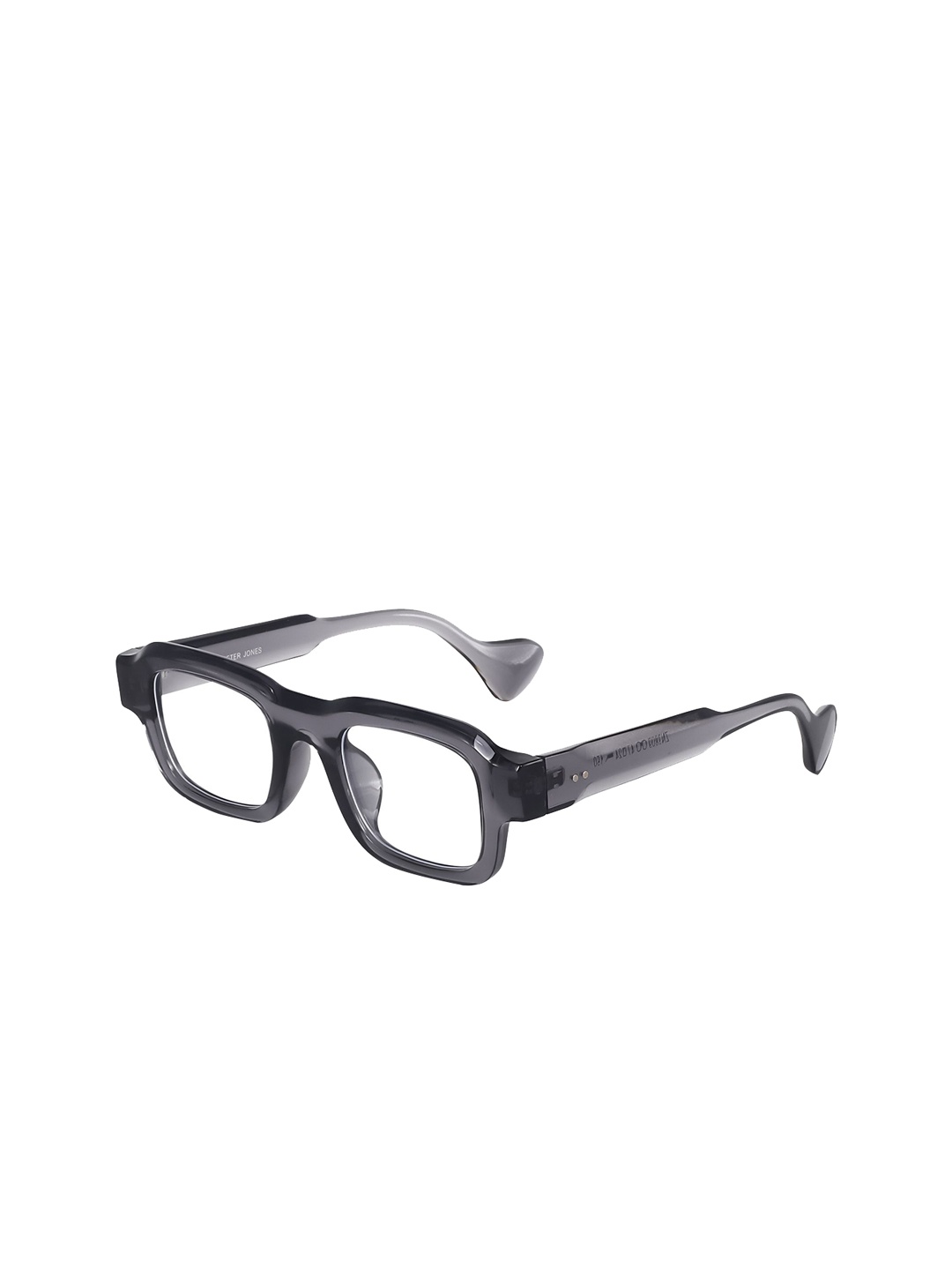 

Peter Jones Eyewear Unisex Square Sunglasses with UV Protected Lens, Grey