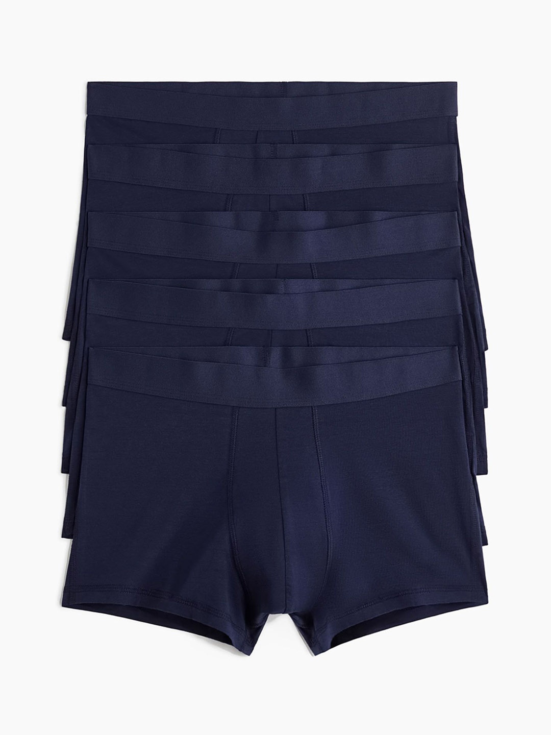 

H&M 5-Pack Short Trunks Lycra Xtra Life, Blue