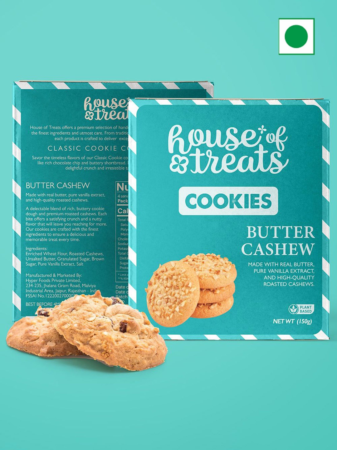 

RawFruit Butter Cashew Cookies-300gm, Multi