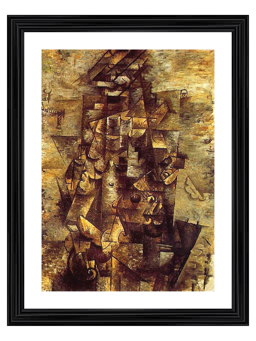 

Adventures India Black & Yellow Wooden Wall Painting