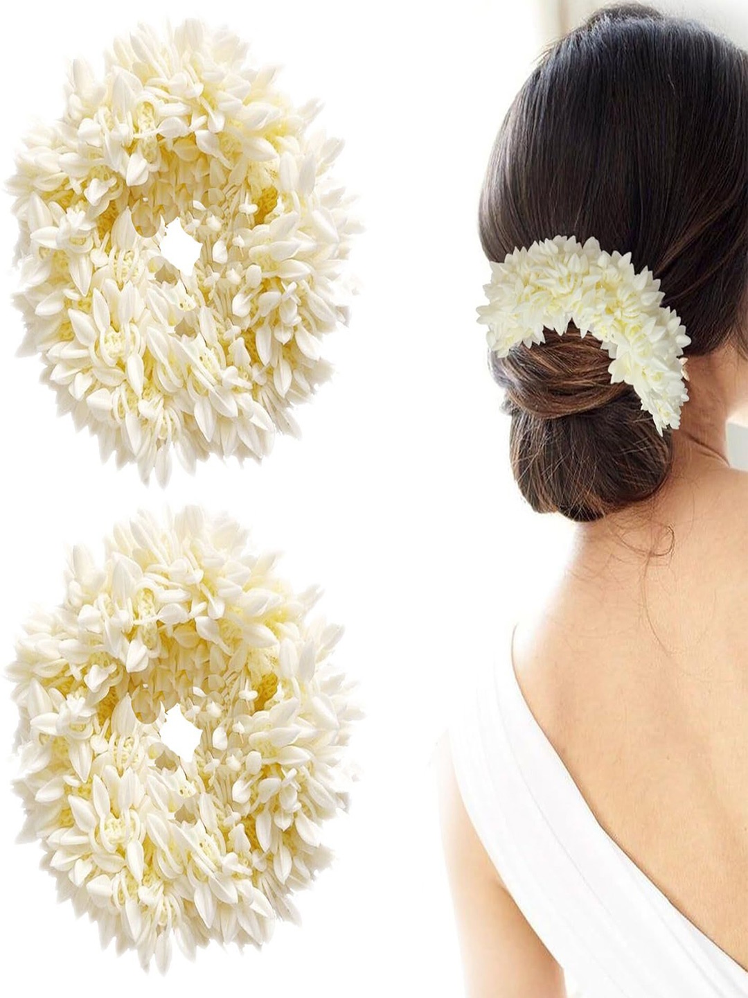 

BAESD Women Ponytail Holders, White