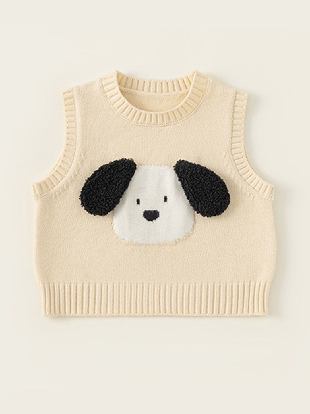 

LULU & SKY Girls Sweater Vest, Beige