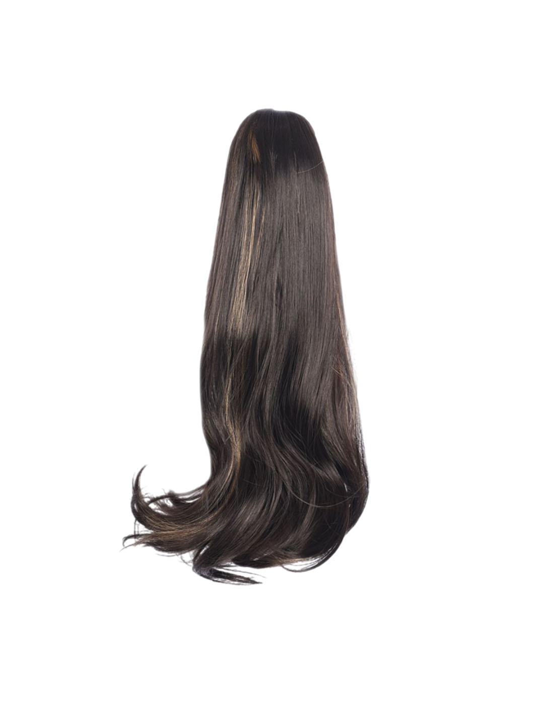 

AHS Clip In Wavy Ponytail Highlight Hair Extension - Golden Highlights, Gold