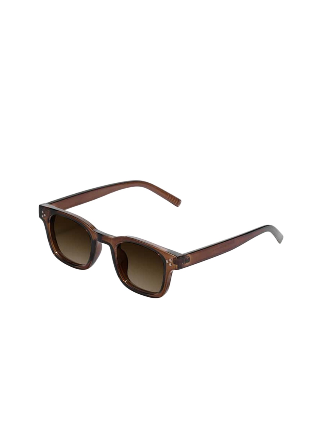 

SAM & MARSHALL Unisex Square Sunglasses with UV Protected Lens, Brown