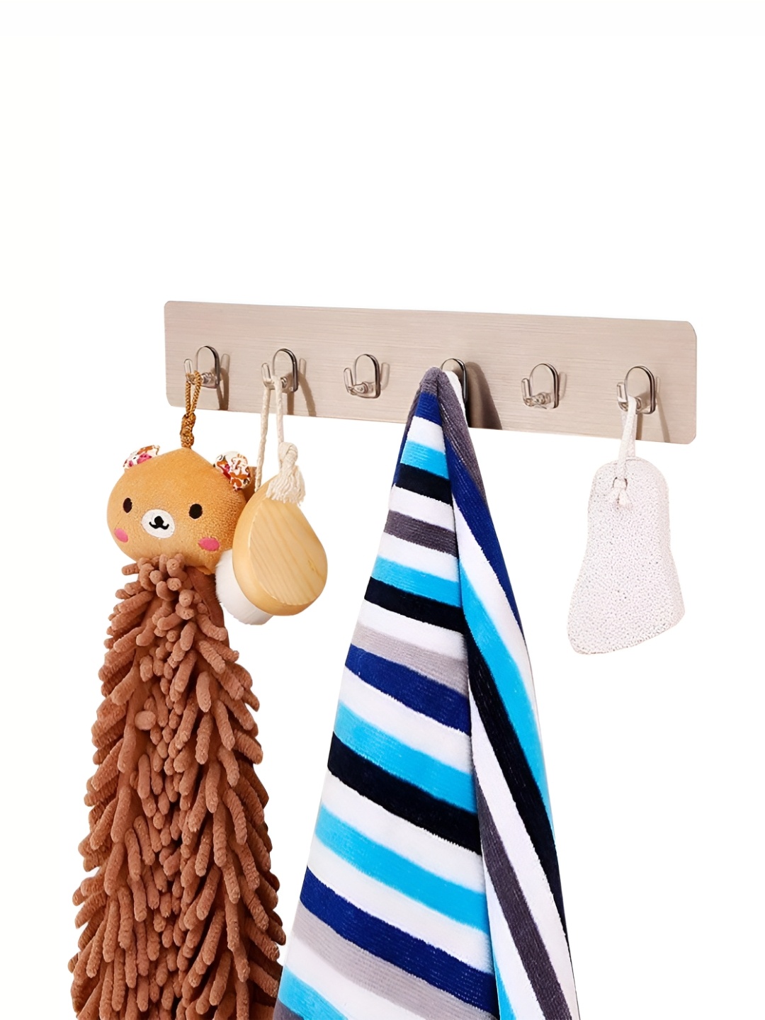

HOKIPO White Rectangular Wall Adhesive Hook