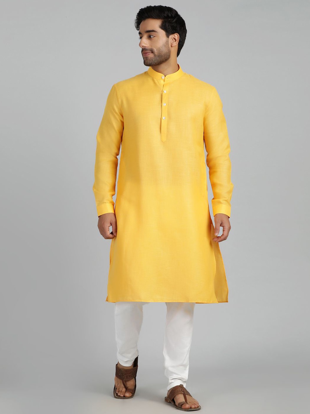 

Modi Kurta Men Kurtas, Yellow