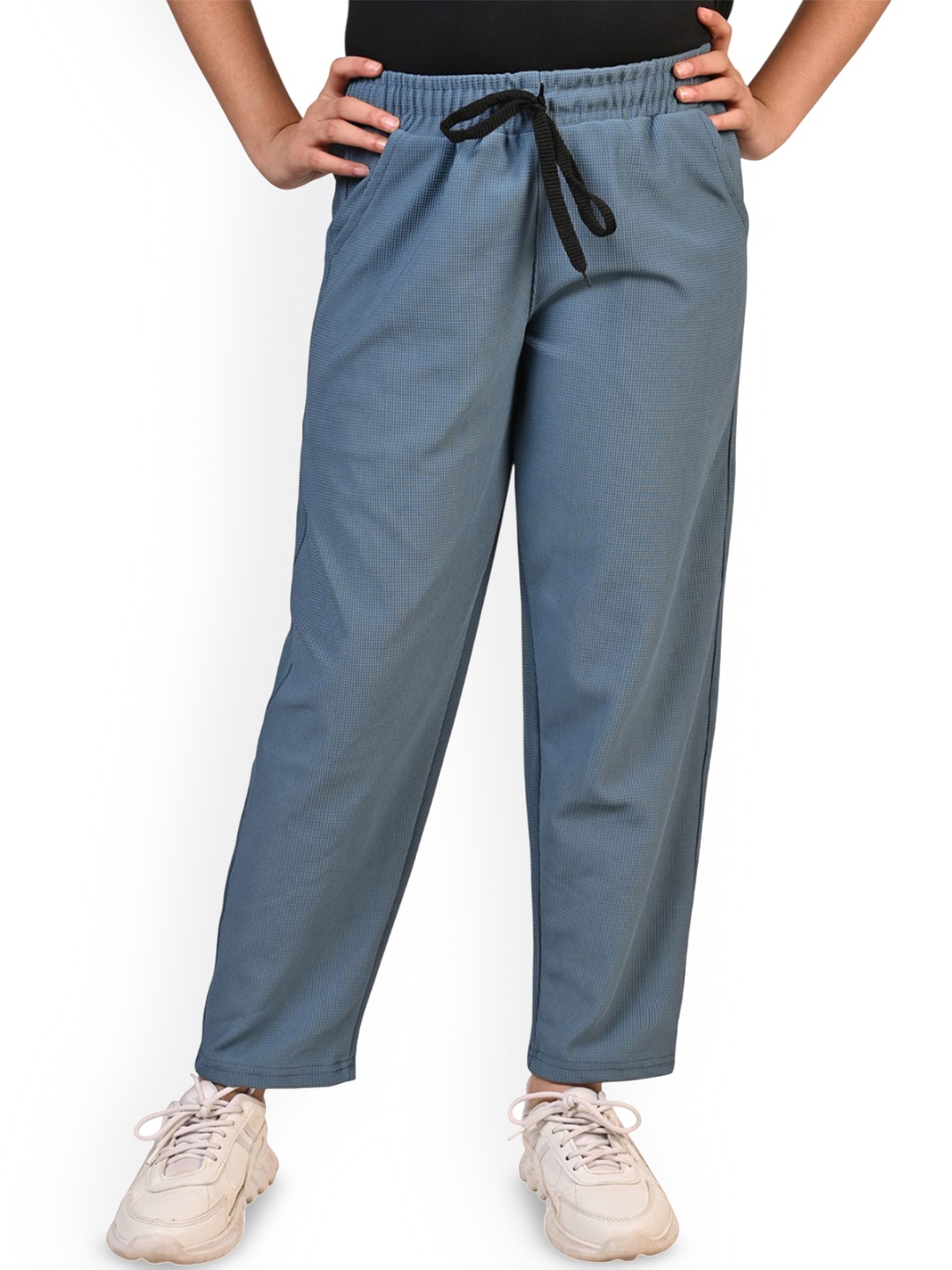 

BAESD Girls Mid-Rise Track Pants, Blue