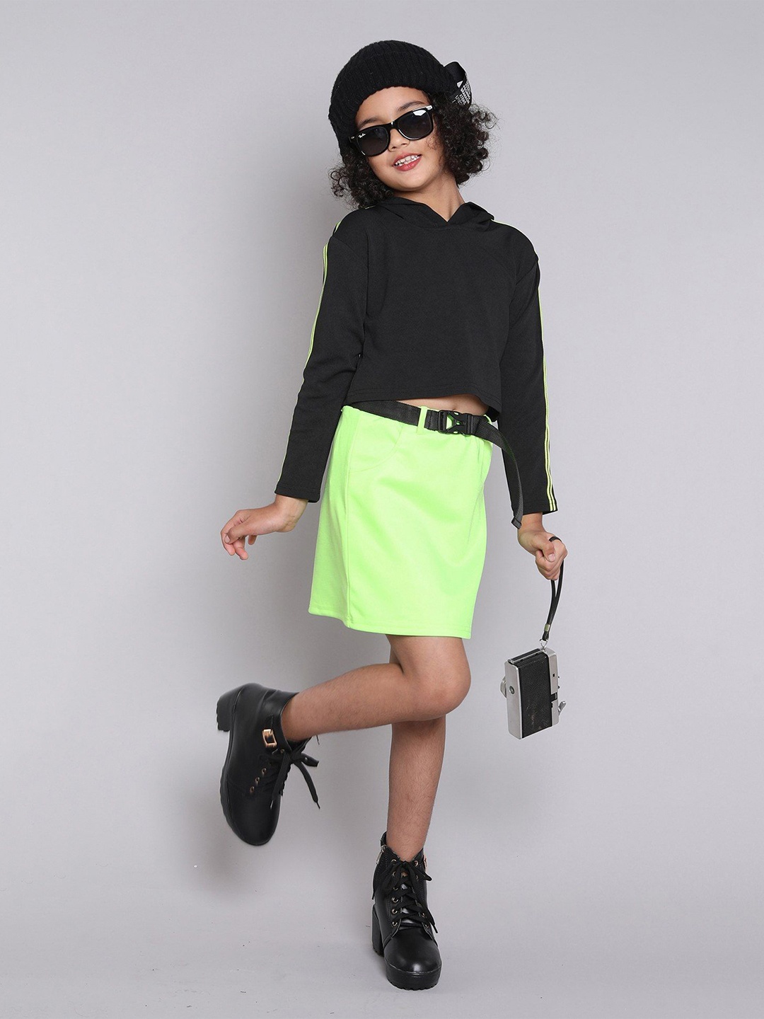 

taffykids Girls Skirt, Black