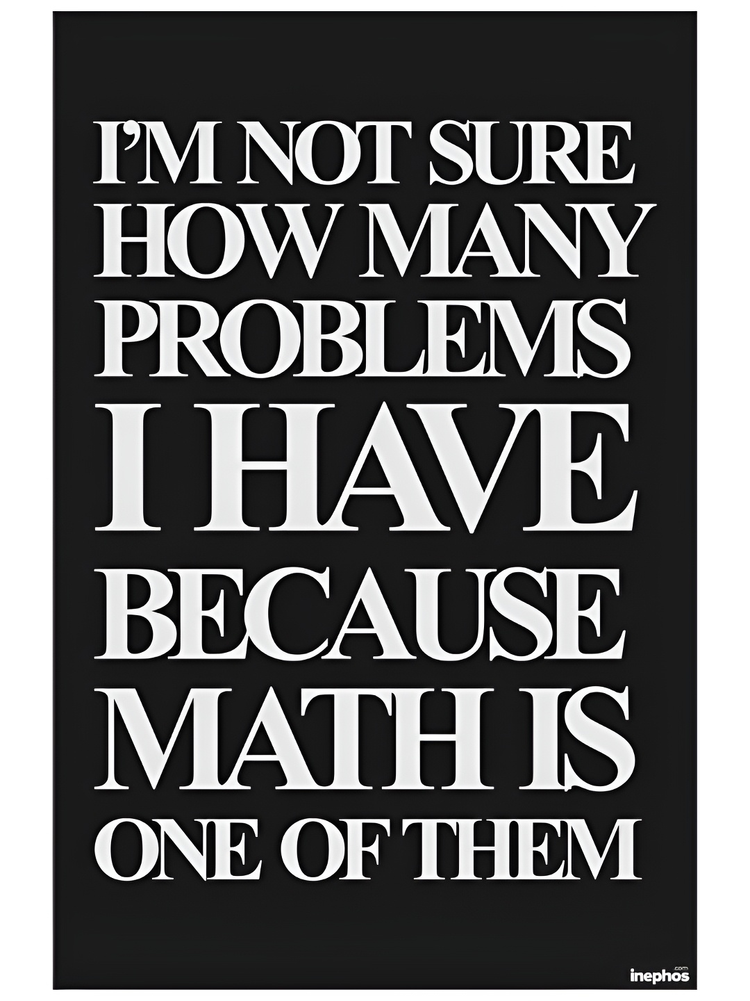 

Inephos Black & White Printed Paper Creative Artwork Wall Poster